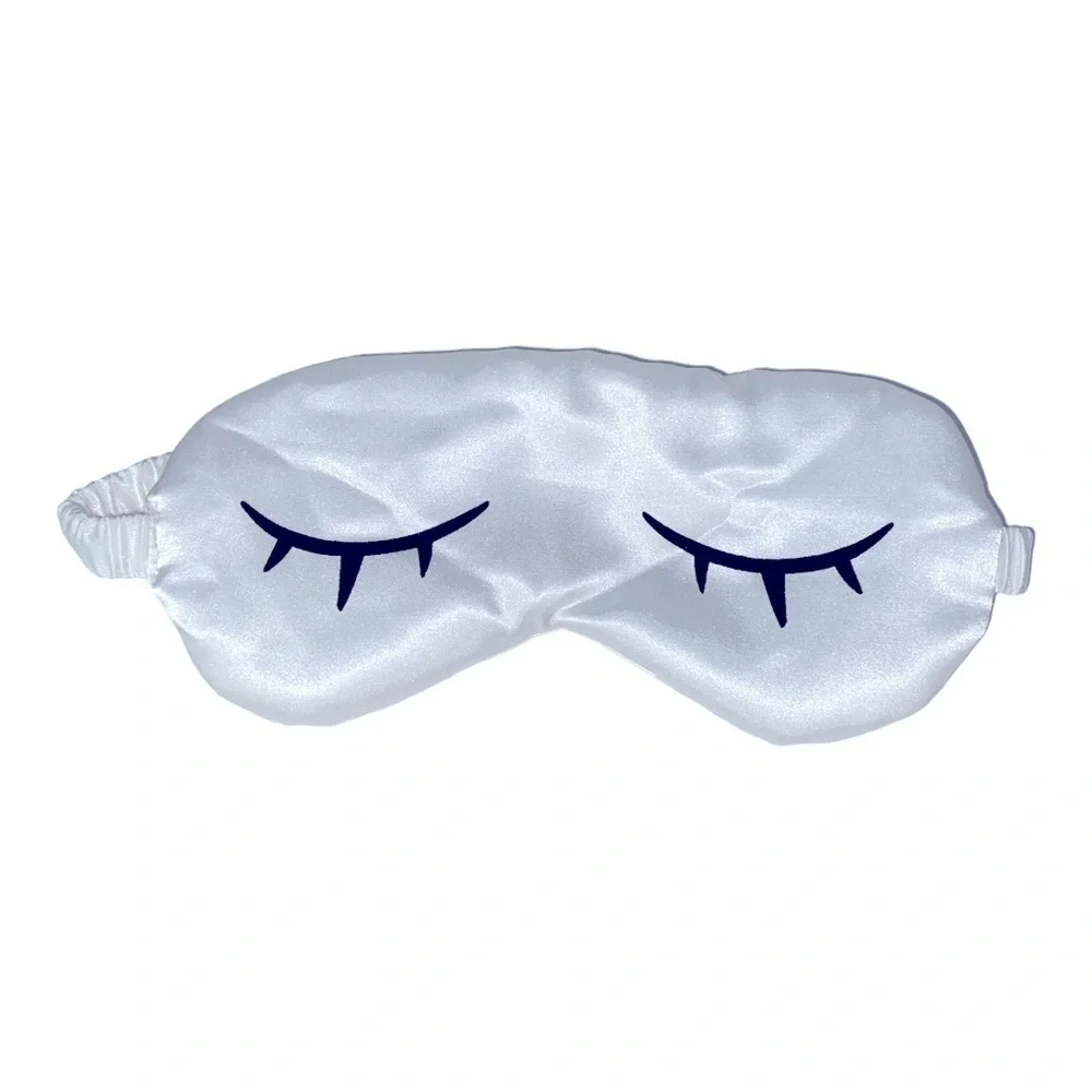 K.K. Sleepwear Eye Covers | 8” Face Mask. White.